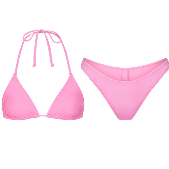 SKIMS Swim Skims Light Pink Bikini Set Poshmark